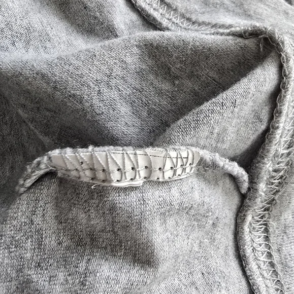 Two Piece Casual Gray Cropped Tank Tops - Picture 8 of 8